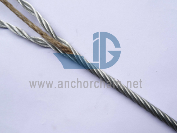 كابل طائرات من الفولاذ المقاوم للصدأ مقاس 6 × 7