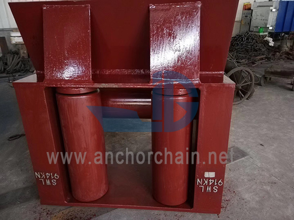 JIS F2026 Fairlead مع بكرة أفقية